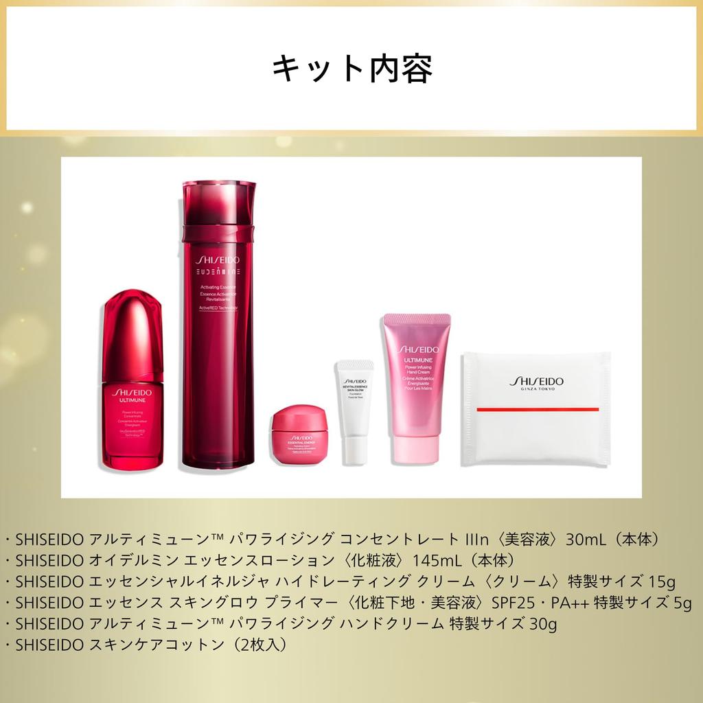 SHISEIDO Beauty Meguri Holiday Kit лосьон для макияжа рук специальный размер входит в комплект Зеленый цветочный аромат Skin holiday coffret Shiseido Ограниченное количество