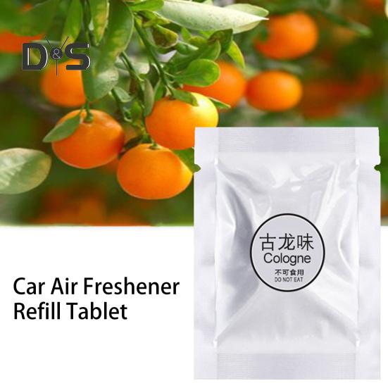 10Pcs PE Car Aromatherapy Tablets Refresh Your Ride with Customizable Fragrances Easy Install Scratch Free for All Car Models