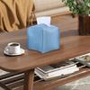 Декоративный куб для салфеток для лица, органайзер для бумаги, водонепроницаемая складная конструкция, легко моется, крышка коробки для салфеток, диспенсер для бумаги
