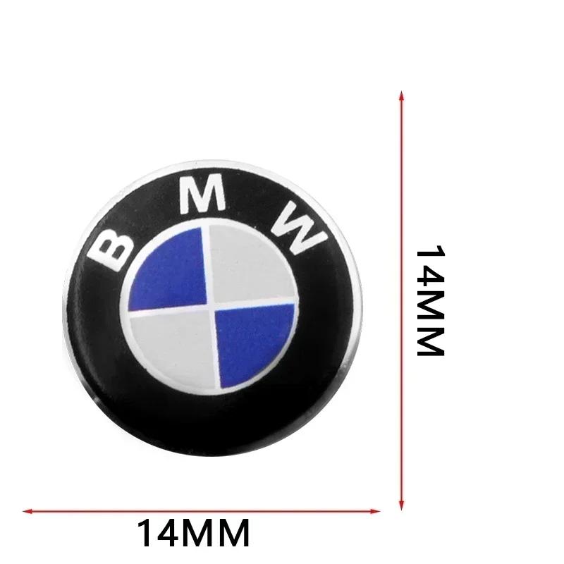 2025 Автомобиль Для BMW 50 ШТ 14мм Автомобильный значок Эмблема автомобиля Наклейка на ключ автомобиля Декорация Наклейка Для Bmw e46 e90 e60 e39 f30 e36 f10 f20 e87 e92