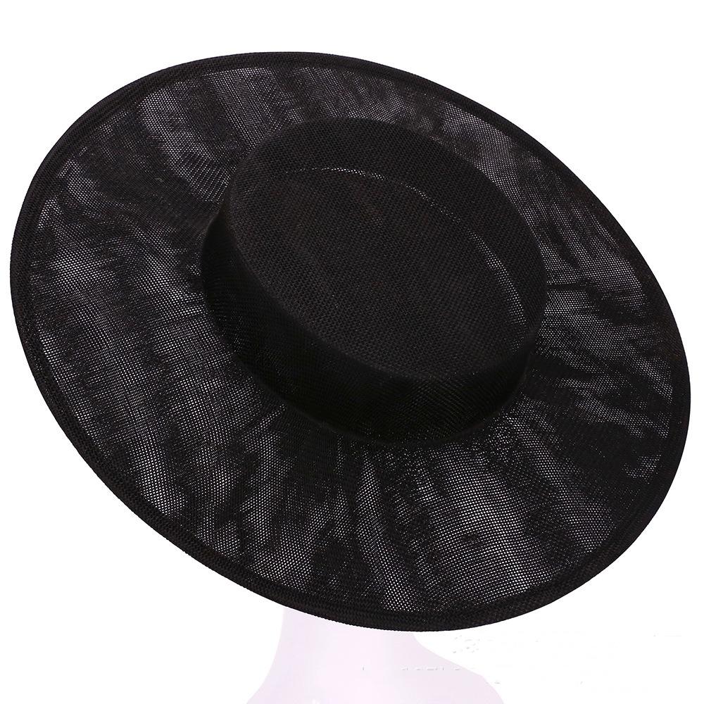 Аксессуары для волос Сделай сам Основа для шляпы-фасцинатора Головные уборы Однотонная основа для шляпы Разноцветные Шляпы для банкетов Коктейльные