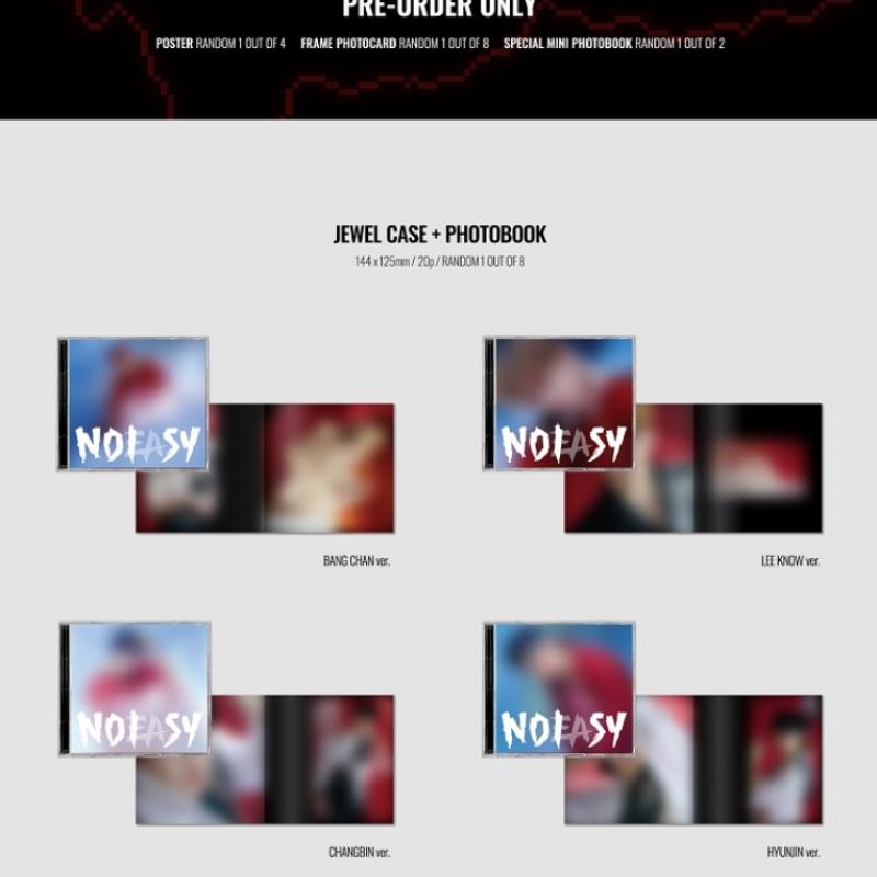 Stray Kids   Noeasy  2-й альбом  Версия в джевел-кейсе. 