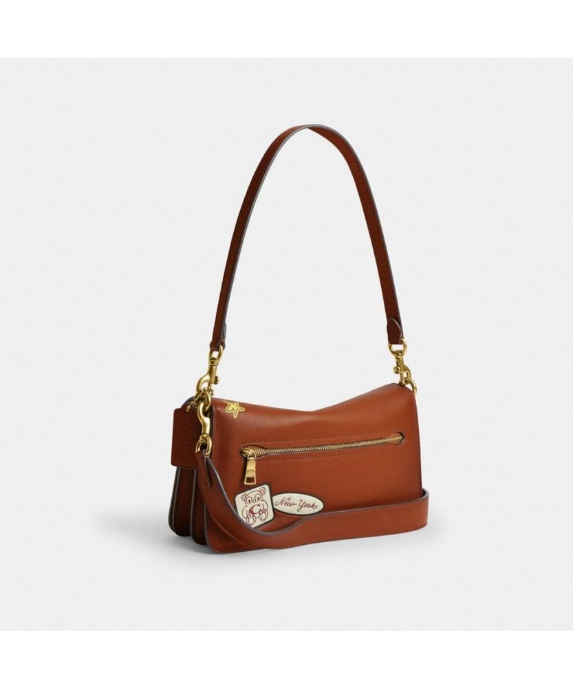 Coach X Brain Dead Soft Tabby Shoulder Bag 26 With Patch Ceo08 B4Yu1