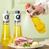 Oil Spray Bottle Cooking Oil Dispenser, Clear Press Rotatable Mister Spray Bottle for Salad Making, Baking, Frying, BBQ