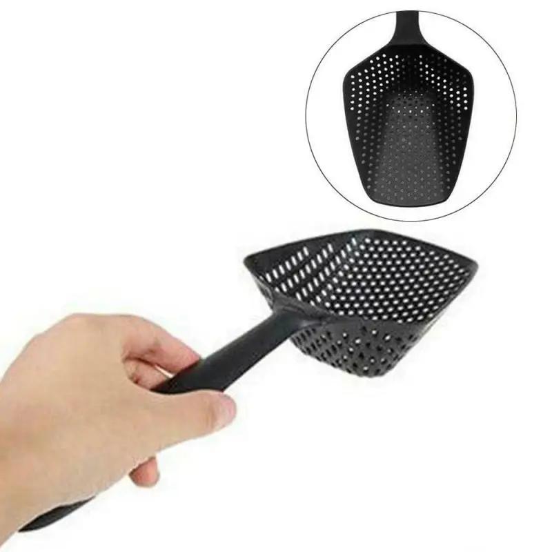 Portable Filter Home Kitchen Tool, 1pc Anti - scald Skimmer Strainer, Nylon Soup Spoon Ladle for Fry Food, Kitchen