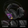 Monster Mission Bot Gaming Headset PC Gaming Headphones with Noise Canceling Mic Colorful RGB Lights Adaptive Suspension Headband Compatible with One