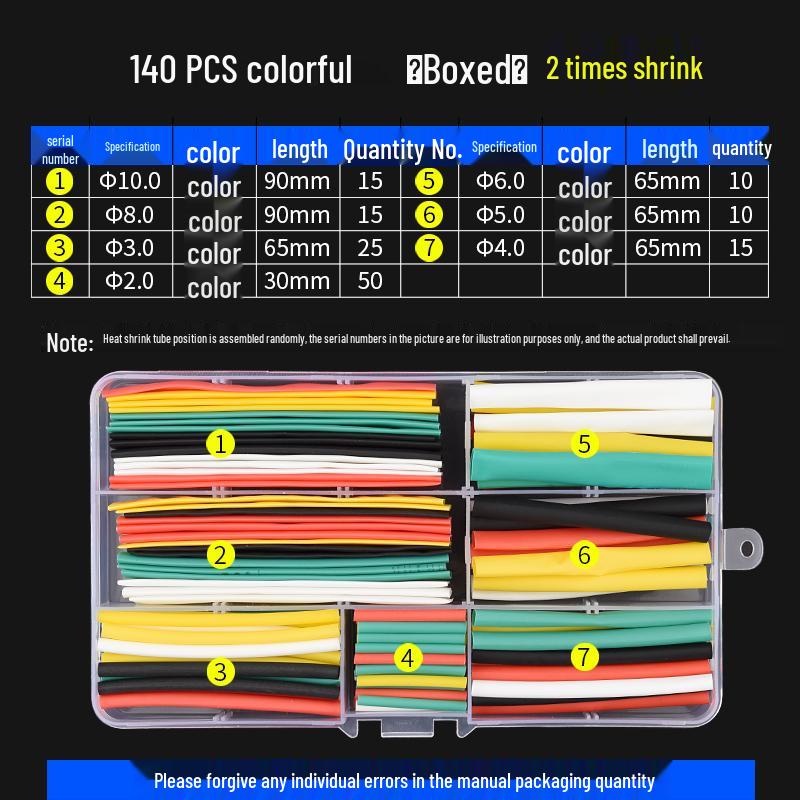 Colored Heat Shrink Tubing for Wire Insulation and Protection