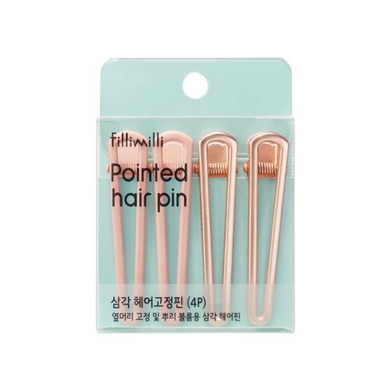 Filimili Triangular Hair Fixing Pin (4P), Korean Cosmetics