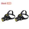 1/2/4PCS Super Bright LED Headlamp USB Rechargeable Waterproof IP65 for Home Repair Hiking Camping Fishing and Cycling