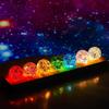 Colored Crystal Ice Cracking Ball Solid Glass Ball Night Light Decoration Ornament Rockery And Flowing Bonsai Craft Accessories
