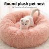 Подстилка-лежанка для кошек и собак из искусственного меха, мягкая спальная лежанка, новая успокаивающая лежанка для маленьких собак и кошек