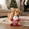 Bite Resistant Santa Claus Squeaky Puppy Toy Chew Resistant Chew Squeak Toy  Training Toy