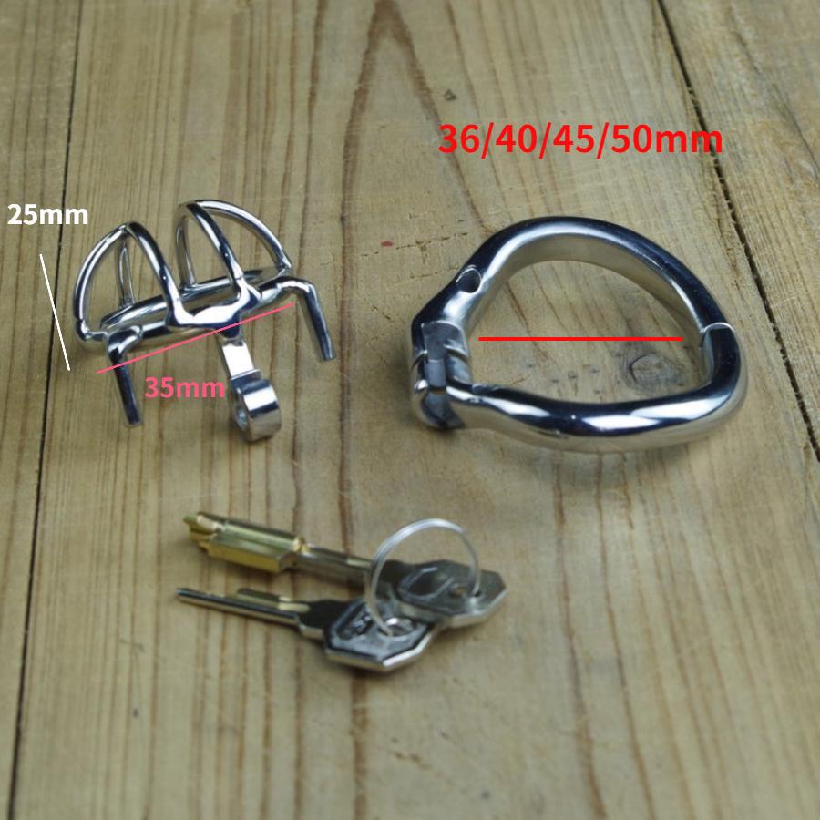 Супер маленькая клетка целомудрия из нержавеющей стали для мужчин