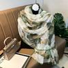 180*135cm Summer Silk Scarf Women Outdoor Shawl Bandanna Foulard Female Beach Fashion Luxury Oversized Shawl Head Hijab Wrap