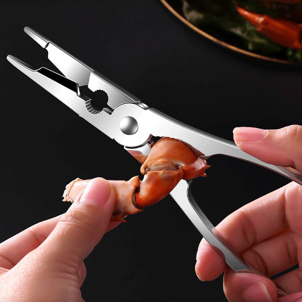 Clip Kitchen Gadgets Lobster Clamp Seafood Tool  Set Crab Peeler Seafood Cracker Prawn Peeler