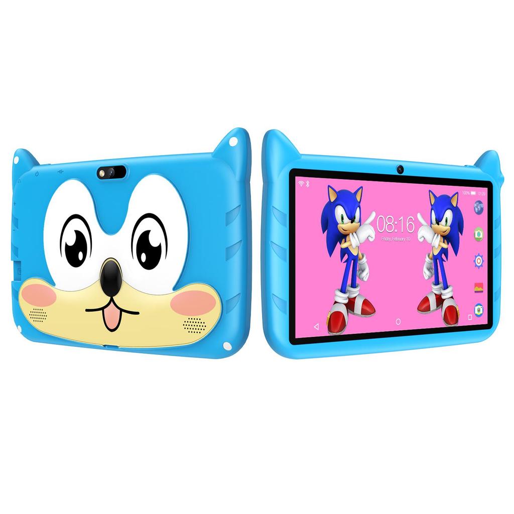 BDF 7-дюймовый детский планшет Android13 Tab 4 ГБ+64 ГБ WiFi и Bluetooth и 4000 мАч