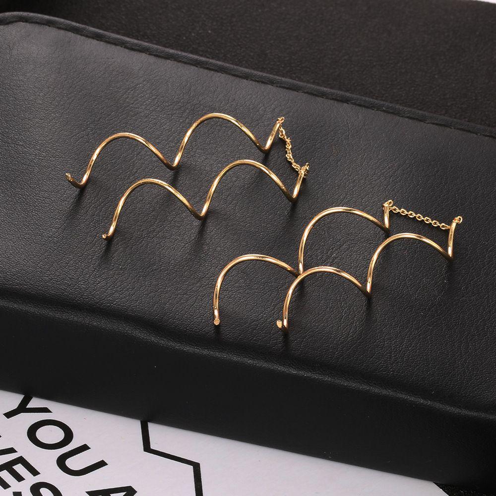 Women Drop/Dangle Fashion Accessories Twisted Long Line Ear Line Ear Studs Jewelry Drop Earrings