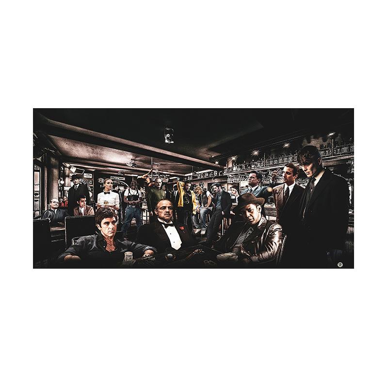 Классический постер с фильмом «Казино», холст, картина, черно-белый холст, настенные художественные постеры, принты для гостиной, домашний декор, фотографии