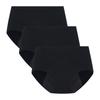 Sanitary Sanitary Underwear High Leak Inner Set of 3 [POPKOK] Shorts, Women's, Shorts, Set, Women's, Cotton, Waist, Proof, Pants, Underwear, (Black,
