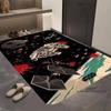 Коврик Star Wars мультяшный, подходит для гостиной, ретро-узор с галактикой, космосом, космическим кораблем, большой нескользящий коврик для прихожей, коврик для ванной, дом