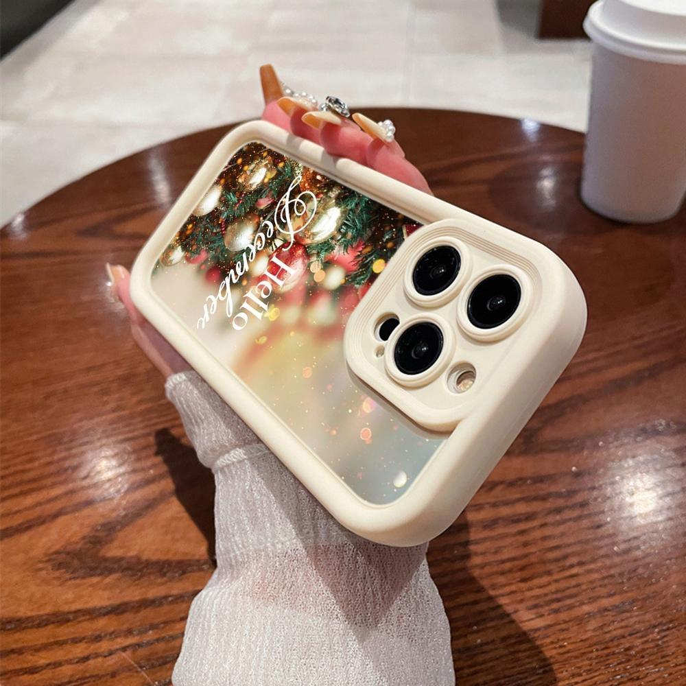 N118 Новогодний Веселый Рождественский дизайн Мягкие чехлы для телефонов Angel Eyes для iPhone 16 15 14 13 11 Pro Max 8 7 6s Plus 12 mini XR XS Max SE Противоударный чехол