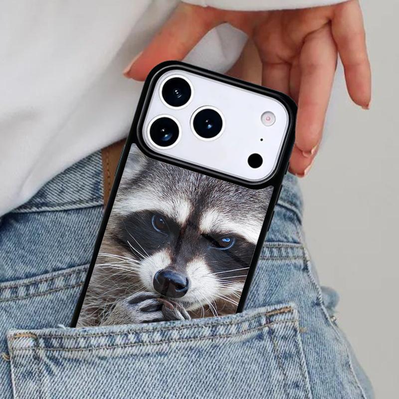 Kawaii Baby Raccoons Racoons Phone Case for iPhone 16e 15 14 13 12 17 Pro Max Plus Air 17pro Cover Coque