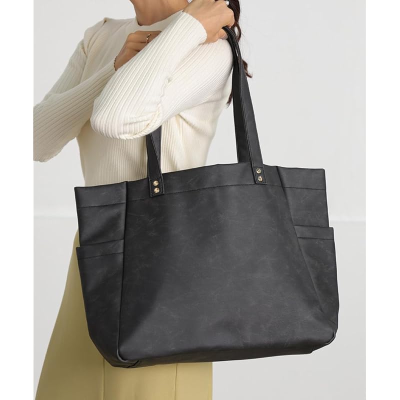 [Alto Rose] черная сумка-тоут большая сумка-тоут сумка через плечо сумка через плечо дамская сумочка дамская сумочка большой емкости Большая для поездок на работу Поездки в школу а4 А4 бизнес