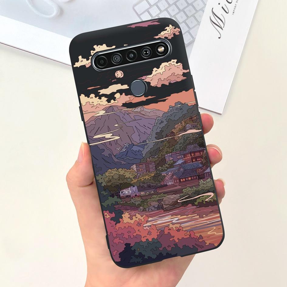 Чехол для LG K51S LMK510EMW LM-K510 Ударопрочный Чехол Милый Астронавт Мягкий Силиконовый Чехлы для Телефона Для LG K41S LM-K410 LMK410EMW Coque