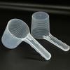 Transparent Pet Measuring Spoon With Scale Plastic Dog Cat Feeding Shovel Pet Tableware Supplies 50g 100ml