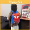 Kids Pattern Backpack With Anime Cartoon Design School Gifts Bag