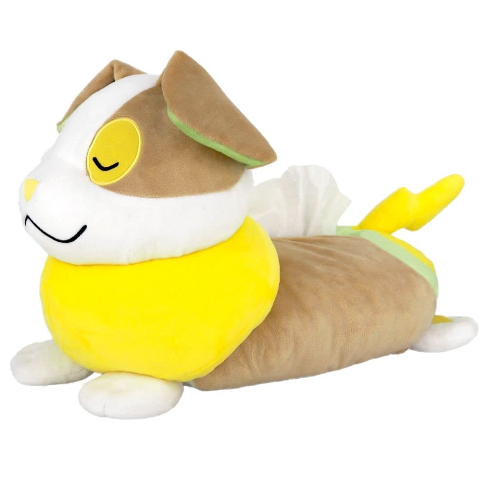 Sanei Boeki Pokemon Coconimo Sleeping Tissue Cover Wanpachi W20 x D37 x Plush Toy Pokemon CPZ07 H23.5cm