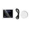 5in Wall Shower Clock Digital Timer Alarm Temperature Humidity Display Waterproof for Home