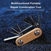 Multifunctional Bike Repair Tool Foldable Compact Size Portable Widely Used Screwdriver Wrench Mountain Bike Bicycle Repair Tool