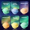 Natural Moisturizing Bath Bombs with Organic Oils Galaxy Planet Theme Bubble Bath