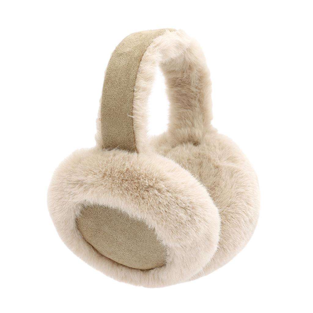 Collapsible Plush EarMuffs for Women and Kids Ear Warmer Furry Headband for Winter Christmas New Year Gifts