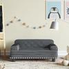 VidaXL Children's Sofa Dark Grey 70x45x30 Cm Velvet 3196295