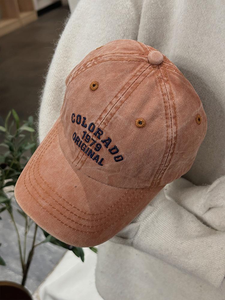 Ретро Бейсболки с вышивкой букв Colorado Весна Лето Хлопок Регулируемые Повседневные Кепки Хип-Хоп Уличная Одежда Солнцезащитные Кепки Для Малыша
