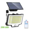 106LED Солнечные охранные фонари для улицы 3 режима Водонепроницаемый солнечный настенный светильник с датчиком движения Солнечный прожектор Гараж Сад