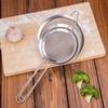 Stainless Steel Handheld Sieve and Oil Scoop for Flour, Juice, Soy Milk, and Baking