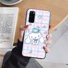 AH31 Cinnamoroll черный чехол для Samsung Note 20 Lite S24 Ultra S23 S22 A05 A06 A11 A71 A15 A16 A13 A24 A25 A33 A52 A53 M55 M35 мягкий чехол
