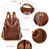 Простые многофункциональные рюкзаки большой вместимости, высококачественный кожаный рюкзак Mochilas, роскошный дизайнерский брендовый женский рюкзак