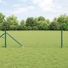 VidaXL Chain Link Fence with 13 Pointed Posts 0.6x25 M Galvanized Steel 3351167