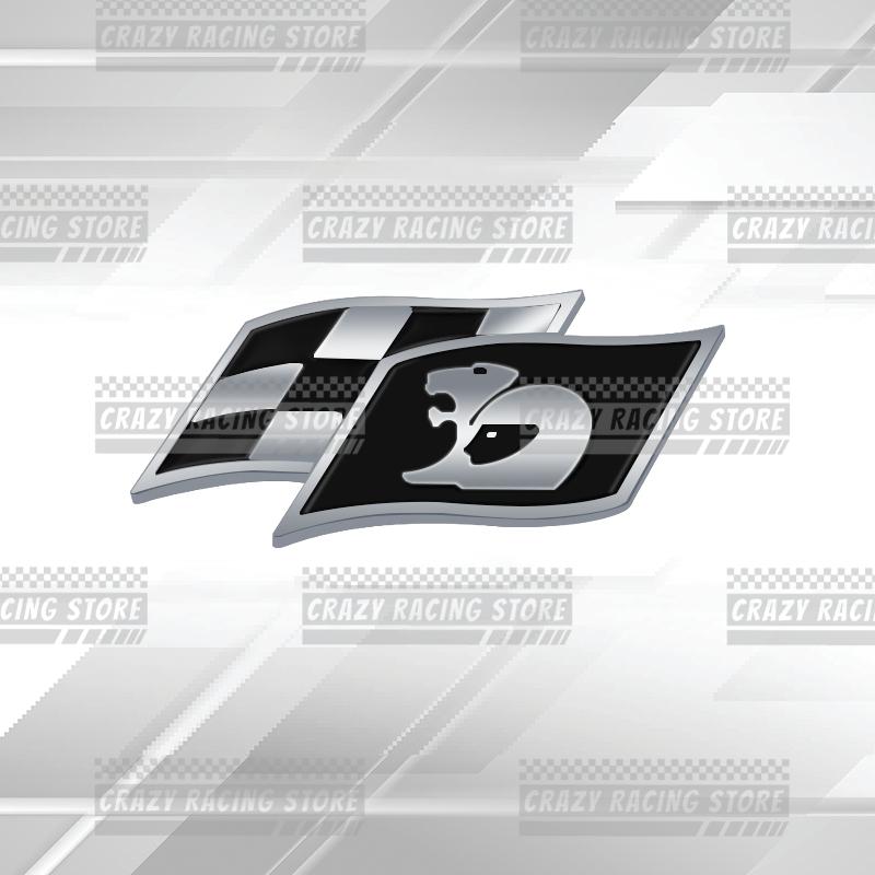 1Pc Car Badges HSV Racing Flag Trunk Emblem Metal Stickers Body Decals Letter Grille Decor For HSV Astra Commodore GTS R8