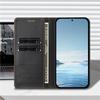 Подходит для чехла телефона Samsung S26 Edge с кожаной текстурой, сильным магнитным притяжением, откидной крышкой, защитного чехла S25 FE с двумя слотами для SIM-карт