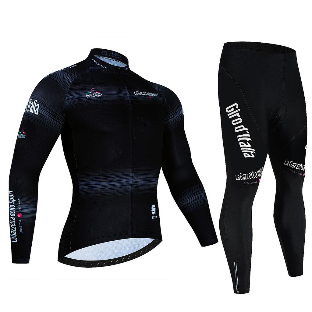 Tour De Giro D'ITALIA Зимний термобелье из флиса для велоспорта Одежда для велоспорта Одежда для горного велосипеда Maillot Ropa Ciclismo Велосипедный комплект