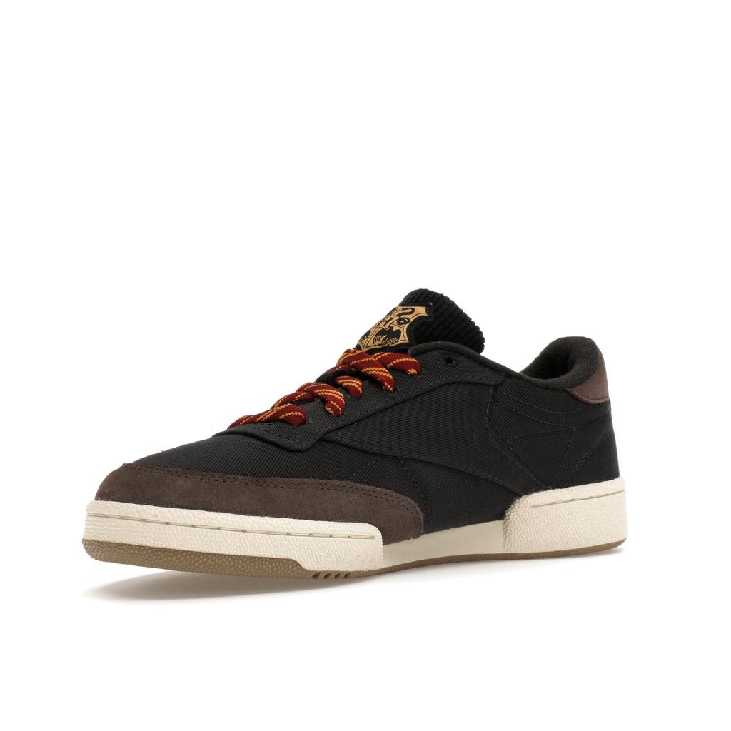 Harry Potter X Reebok Club C 85 Hogwarts Uniform Men Sneakers Black Night-Black Terra-Brown 100073152