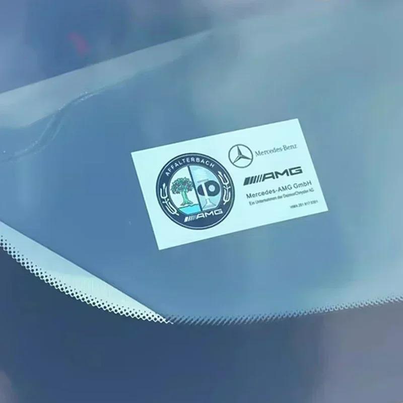 JVC4   Car Front Windshield Static Sticker Waterproof Static Decal For Mercedes Benz AMG A B C E S V Class A180 CLK CLA GLE W212 C200