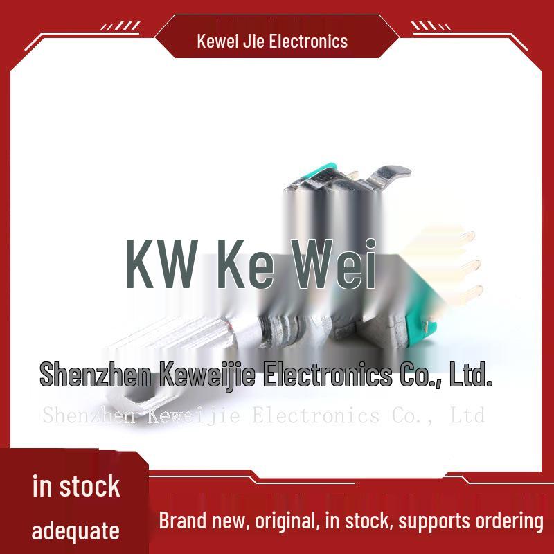 Plum Blossom Pattern EC11 Rotary Encoder Switch with 20mm Shaft, 5-Pin