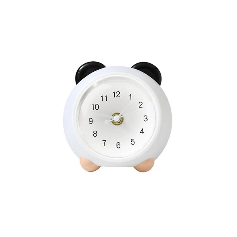 Cartoon Cute Little Alarm Clock Children Wake Up Alarm Clock Students Silent Desk Clock Bedroom Bedside Clocks