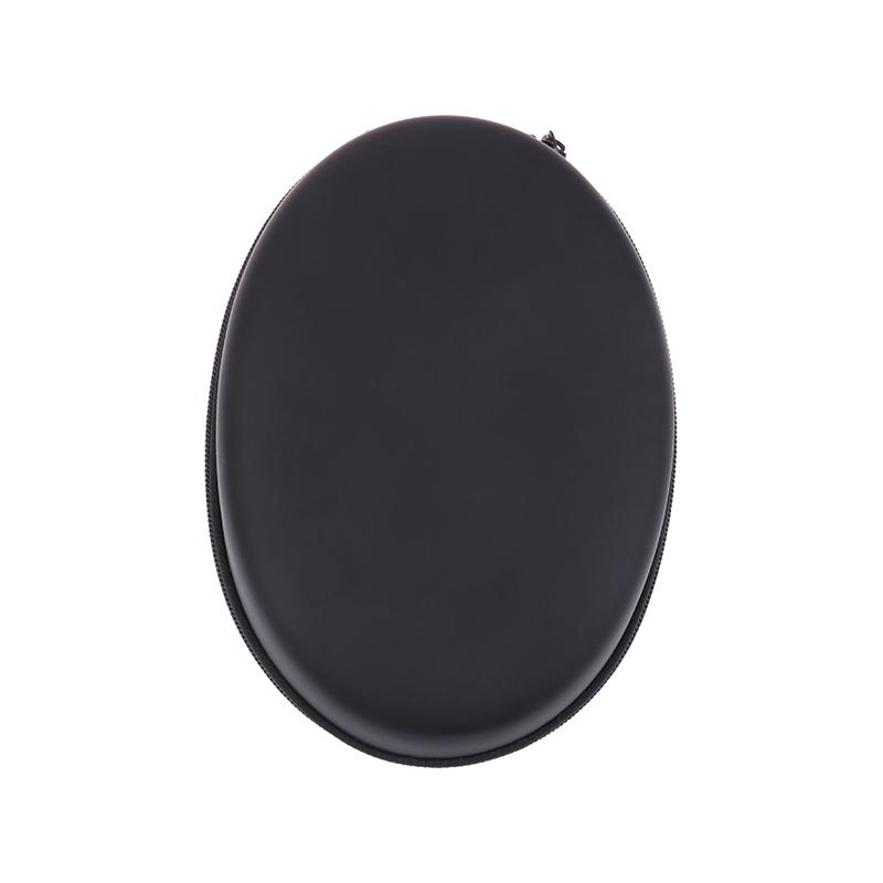 1 Piece Large Capacity Handheld Earphone Container Travel Supplies Black Headphone Carrying Case Shockproof Headset Pouch